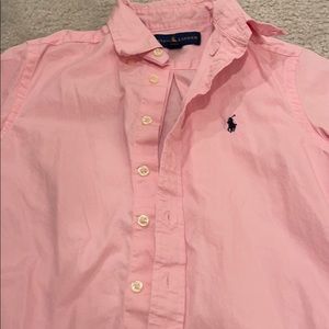Boys pink Ralph Lauren button down
